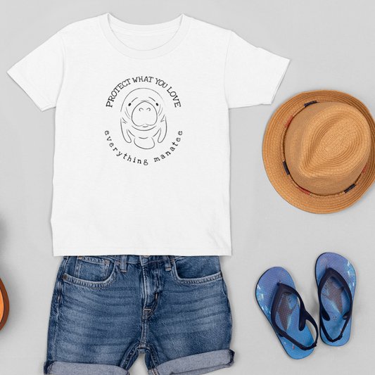 Manatee White Salt T-Shirt | Baby