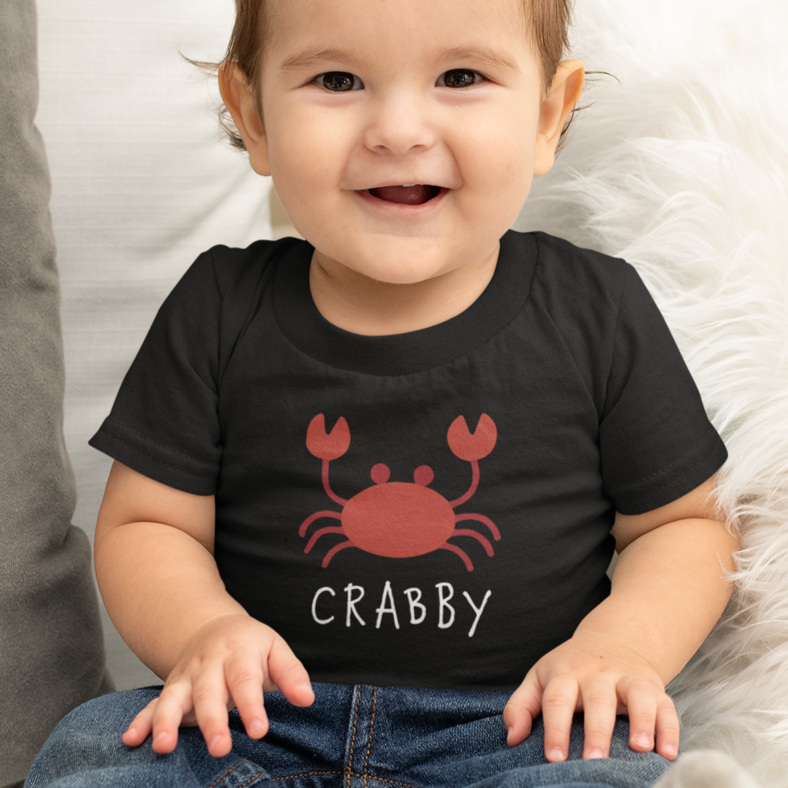 Crab Print Crabby T-Shirt | Baby