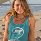 Manatee Wave Jersey Tank | Womens