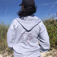 Classic Manatee Grey  Zip Hoodie | Womens