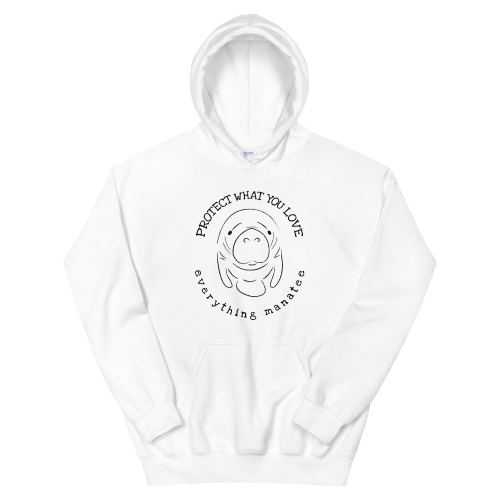 Protect What You Love Manatee Hoodie | Mens
