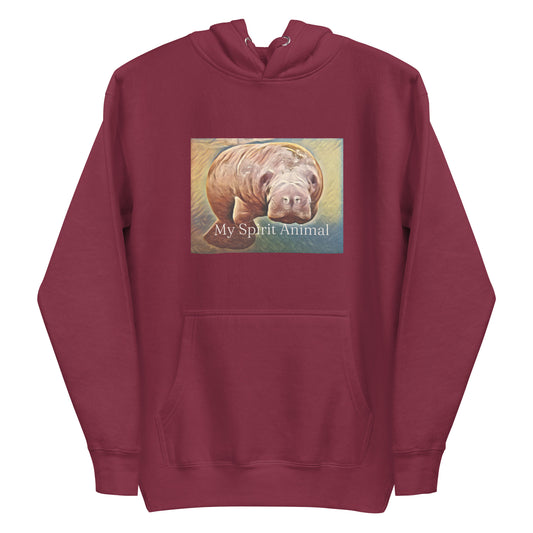 Manatee Spirit Animal Hoodie | Unisex