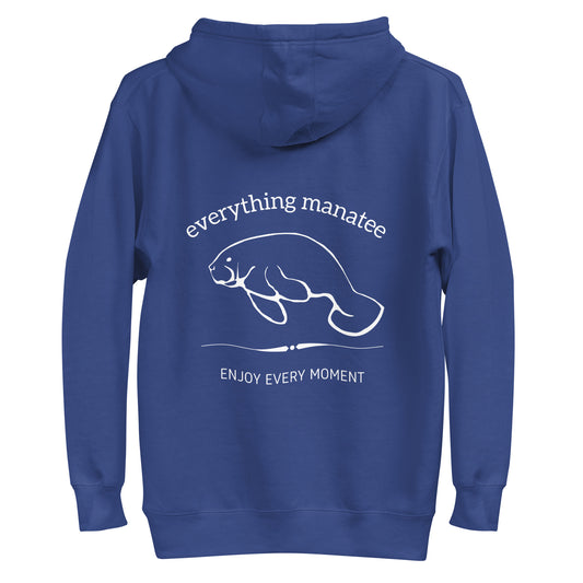 Enjoy Every Moment  Manatee Hoodie | Mens