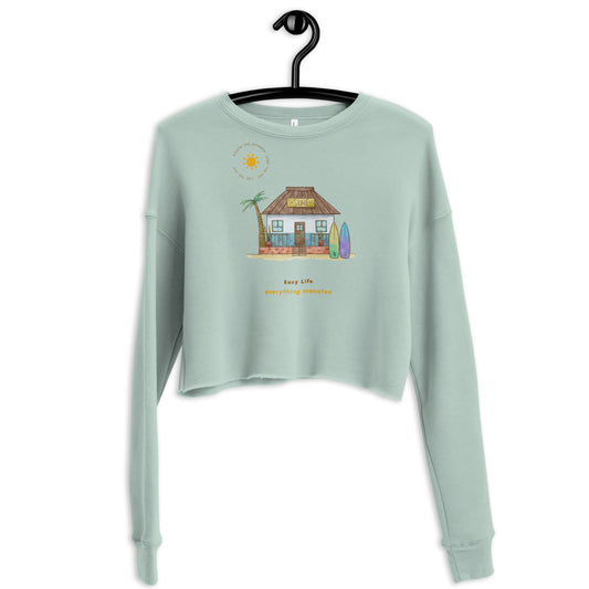 Surf Cottage Crop Sweatshirt | Womens